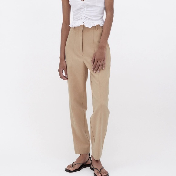 Zara Pants - Zara High-Waisted Seamed Pants